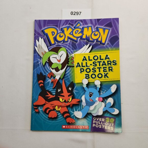 Pokemon - Alola All-Stars Poster Book - Over 20 Pull-Out Posters - Picture 1 of 9